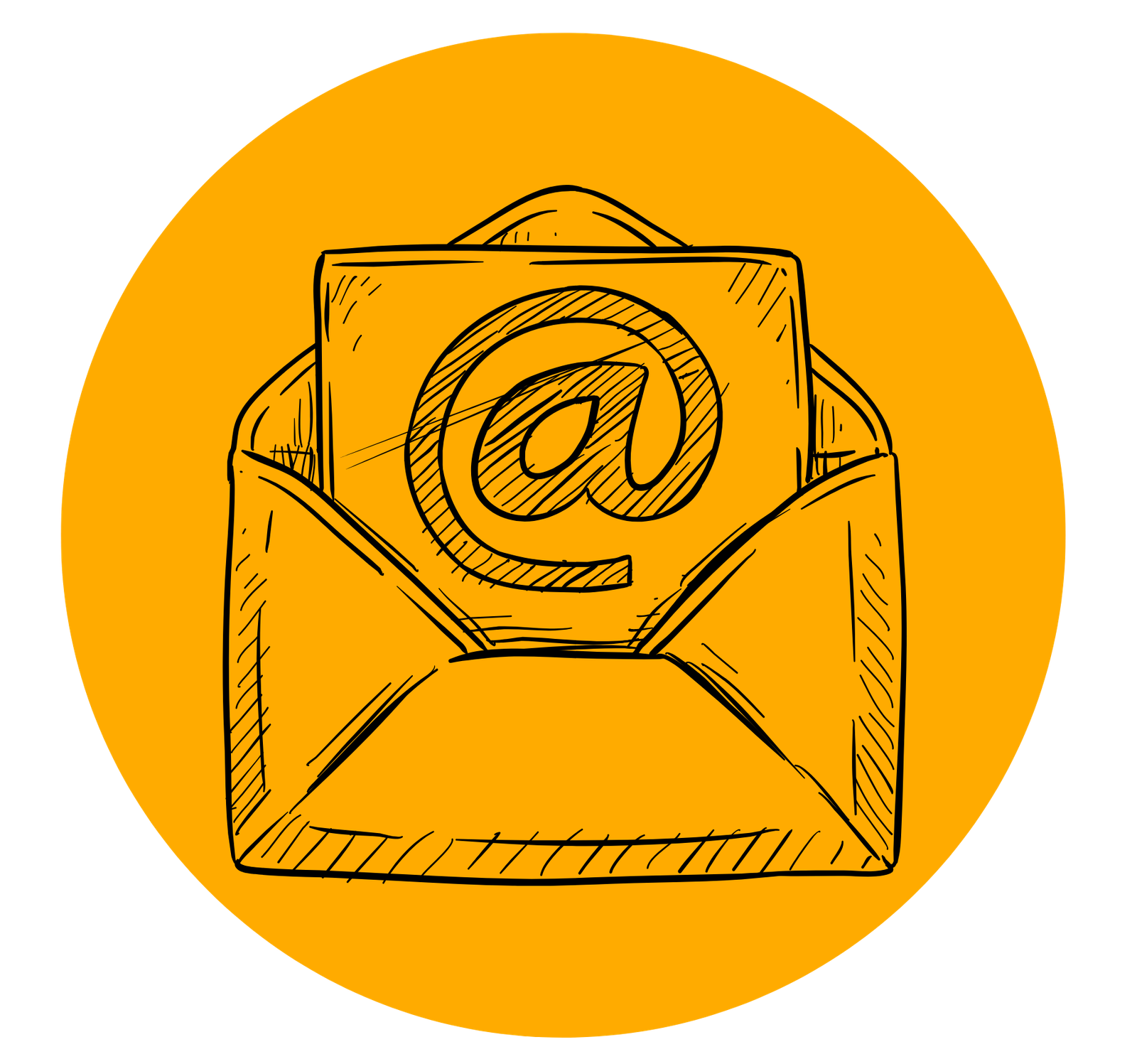 icono amarillo para email 