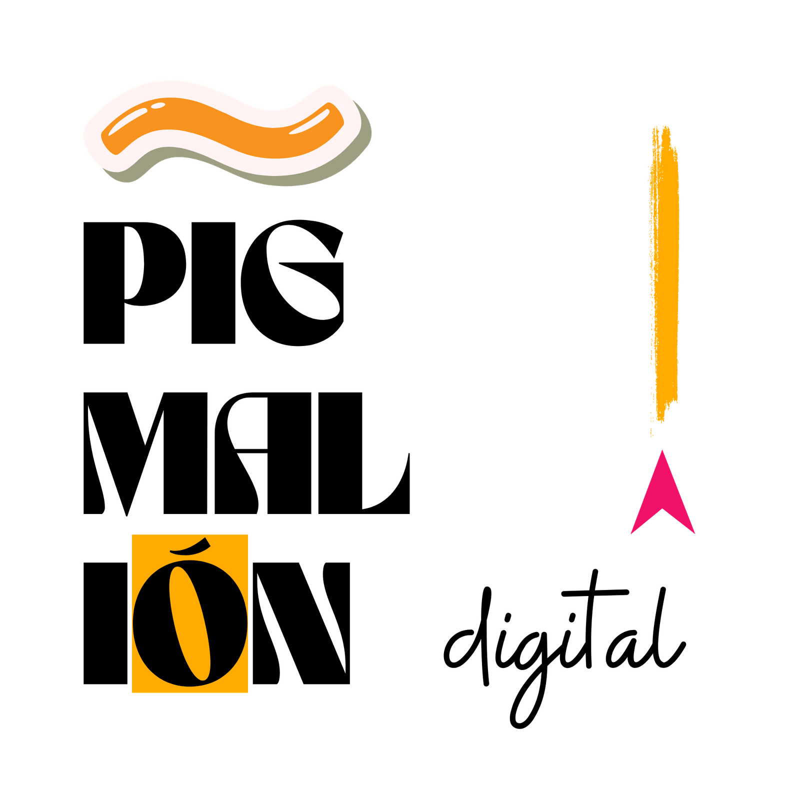 logo pigmalión digital definitivo y moderno transparente